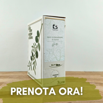 Bag In Box Olio EVO Monovarietale Dritta - 3 litri