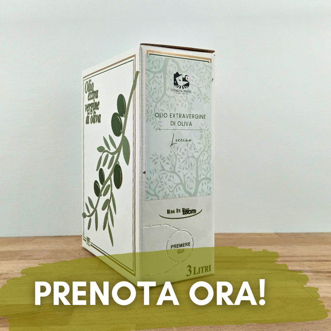Bag In Box Olio EVO Monovarietale Leccino - 3 litri