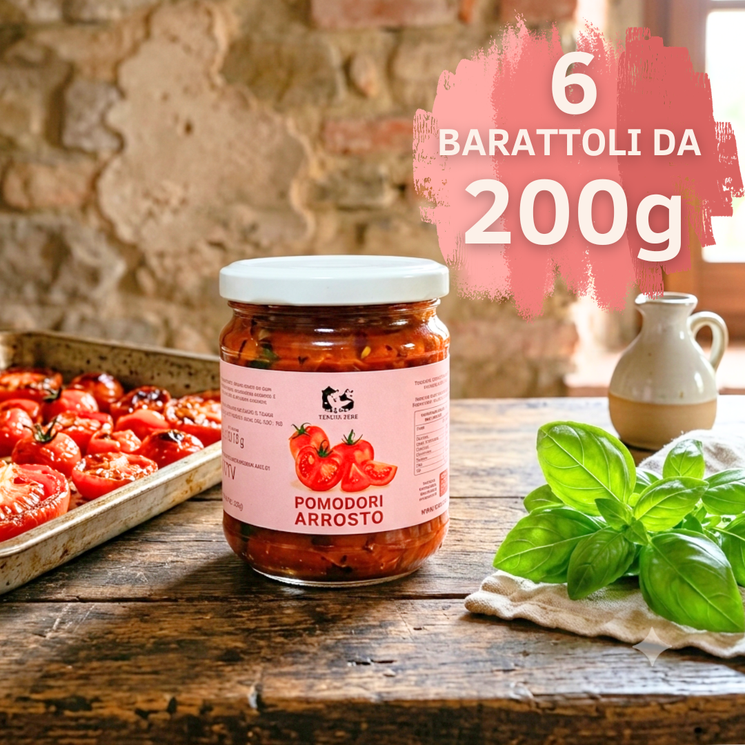 Conserva di Pomodori Arrosto - 6 barattoli da 200g