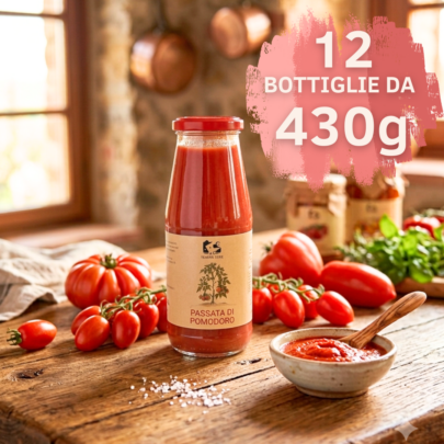Passata di pomodoro - 12 bottiglie da 430g