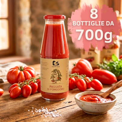 Passata di pomodoro - 8 bottiglie da 700g